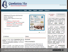 Tablet Screenshot of istitutovico.com